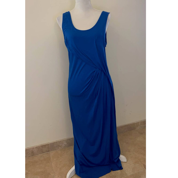 BLUE TANK DRESS RAMY BROOK SIZE LARGE NWT - Picture 1 of 4